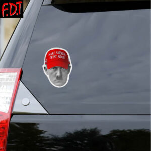FDT Anti Trump - Not My President - Hitler Trump Stickers and Car Magnets