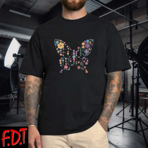 FDT Anti Trump - Not My President - Subtle Fuck Trump Floral Butterfly T-Shirt