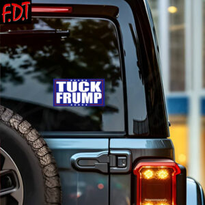 FDT Anti Trump - Not My President - Tuck Frump Die Sticker and Car Magnet