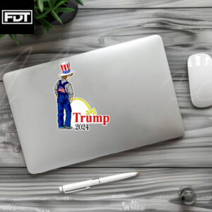 FDT Anti Trump -Piss on Trump - Piss on 2025 Reflective Sticker and Car Magnet