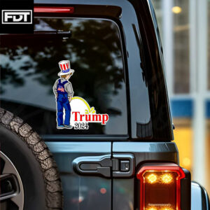 FDT Anti Trump -Piss on Trump - Piss on 2025 Reflective Sticker and Car Magnet