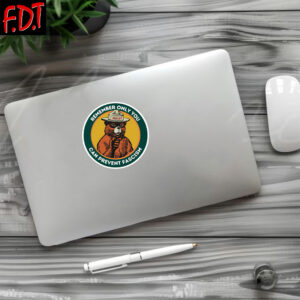 FDT Anti Trump - Remember Only You Can Prevent Fascism Sticker and Car Magnet