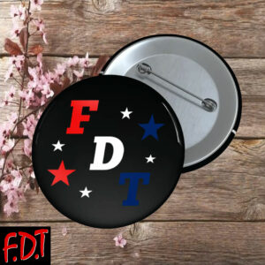 FDT Anti Trump -Resist Fascism Political Button