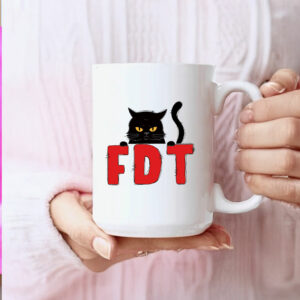 FDT Black Cat Anti Trump Mug
