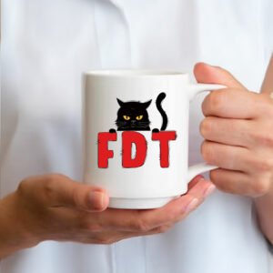 FDT Black Cat Anti Trump Mug