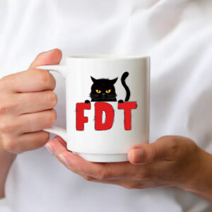 FDT Black Cat Anti Trump Mug