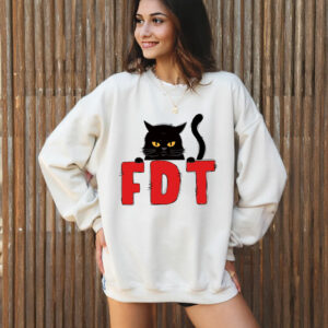 FDT Black Cat Anti Trump T-Shirt