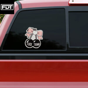 FDT Cherry Sticker and Car Magnet - Anti Trump Not My President