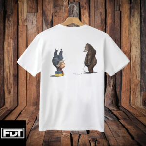 FDT Elect A Clown Trump - Anti-Trump Funny Russian Bear T-Shirt
