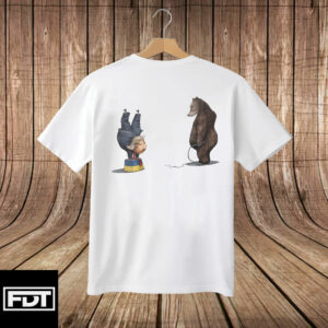 FDT Elect A Clown Trump - Anti-Trump Funny Russian Bear T-Shirt