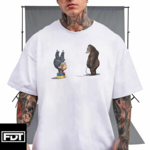 FDT Elect A Clown Trump - Anti-Trump Funny Russian Bear T-Shirt