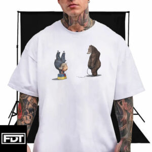 FDT Elect A Clown Trump - Anti-Trump Funny Russian Bear T-Shirt