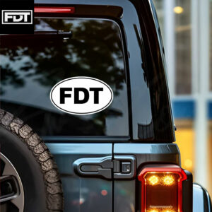 FDT (F Donald Trump) Sticker and Car Magnet - Subtle FDT