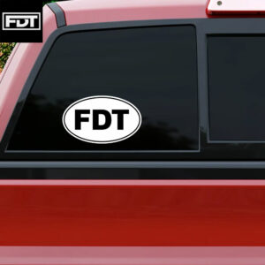 FDT (F Donald Trump) Sticker and Car Magnet - Subtle FDT