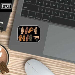 FDT Fck Trump Sign Language - Anti Trump Sticker and Car Magnet