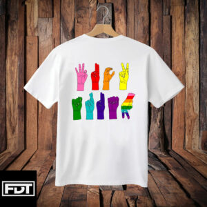 FDT Fck Trump Sign Language T-Shirt - Subtle Anti Trump - ASL Fuck Trump