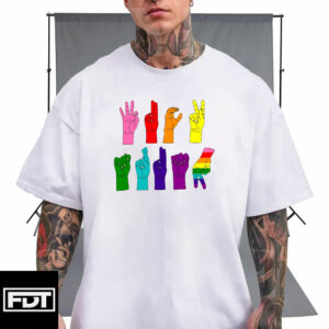 FDT Fck Trump Sign Language T-Shirt - Subtle Anti Trump - ASL Fuck Trump