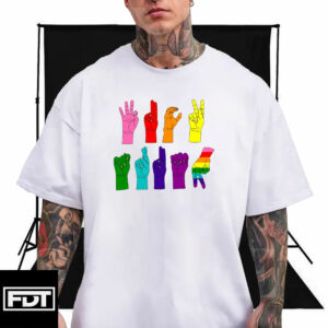 FDT Fck Trump Sign Language T-Shirt - Subtle Anti Trump - ASL Fuck Trump