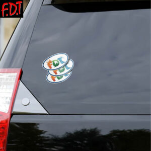 FDT Fuck-Trump - Anti Trump Feminist FDT Oval Sticker and Car Magnet