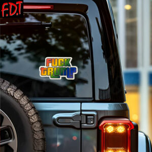 FDT Fuck-Trump - Anti Trump Feminist Sticker and Car Magnet