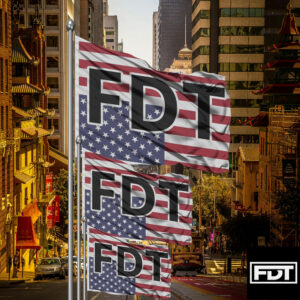 FDT Fuck Trump - (F Donald Trump) Anti MAGA Anti Trump Sign For Rally March Protest Flag