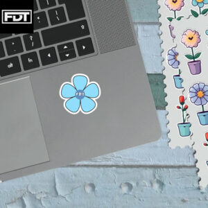 FDT Fuck Trump - (F Donald Trump) FDT Flower 2025 Defend Democracy Sticker and Car Magnet