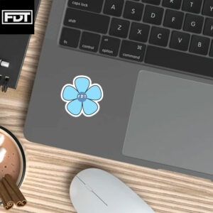 FDT Fuck Trump - (F Donald Trump) FDT Flower 2025 Defend Democracy Sticker and Car Magnet