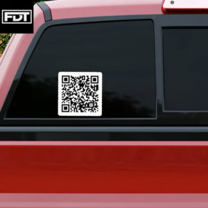 FDT Fuck Trump - (F Donald Trump) FDT Song QR Code Sticker and Car Magnet
