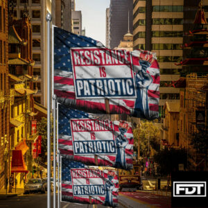 FDT Fuck Trump - (F Donald Trump) Resistance is Patriotic Flag