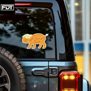 FDT Fuck Trump - (F Donald Trump) Trump Pig 2025 Defend Democracy Sticker