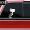 FDT Fuck Trump - Funny Raccoon Decal Sticker and Car Magnet