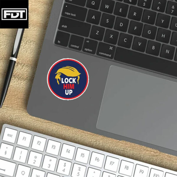FDT Fuck Trump - Lock Him Up Anti-Trump Sticker and Car Magnet