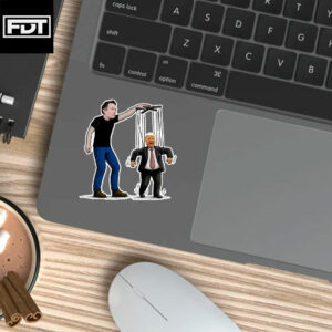 FDT Fuck Trump - Trump Voodoo Doll Leftist Sticker and Car Magnet