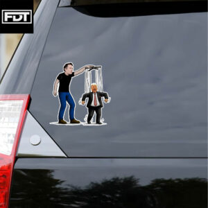 FDT Fuck Trump - Trump Voodoo Doll Leftist Sticker and Car Magnet