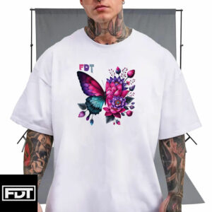 FDT fck trump flower T-shirt - anti trump flower - dems democrat