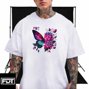FDT fck trump flower T-shirt - anti trump flower - dems democrat