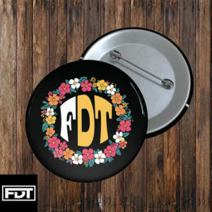 FTD Floral Pin Buttons - Anti Trump