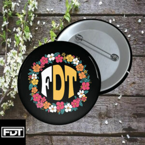 FTD Floral Pin Buttons - Anti Trump