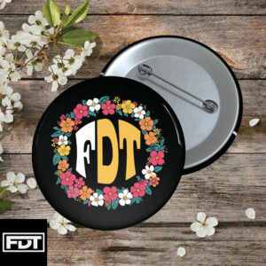 FTD Floral Pin Buttons - Anti Trump
