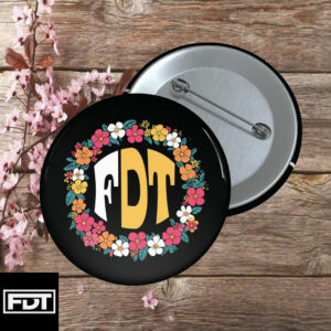 FTD Floral Pin Buttons - Anti Trump