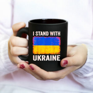 I Stand With Ukraine flag Mug