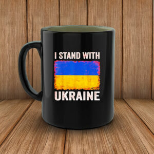 I Stand With Ukraine flag Mug