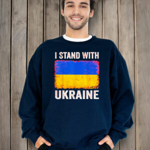 I Stand With Ukraine flag T-Shirt