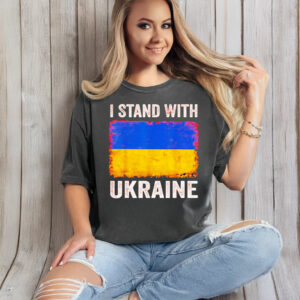 I Stand With Ukraine flag T-Shirt