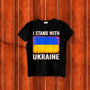 I Stand With Ukraine flag T-Shirt
