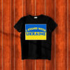 I Stand with Ukraine with Blue & Yellow T-Shirt