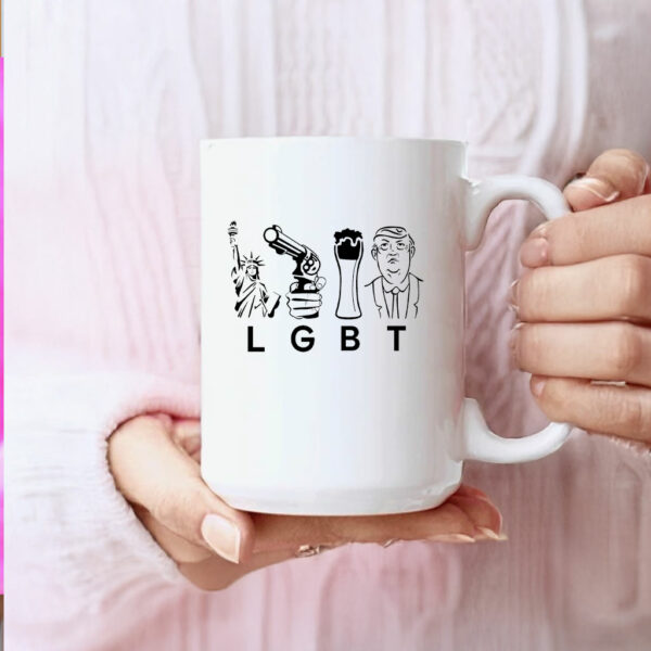 Liberty Guns Beer Trump Mug LGBT