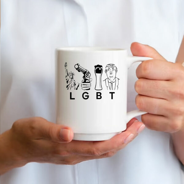 Liberty Guns Beer Trump Mug LGBT