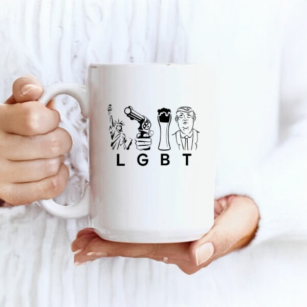 Liberty Guns Beer Trump Mug LGBT