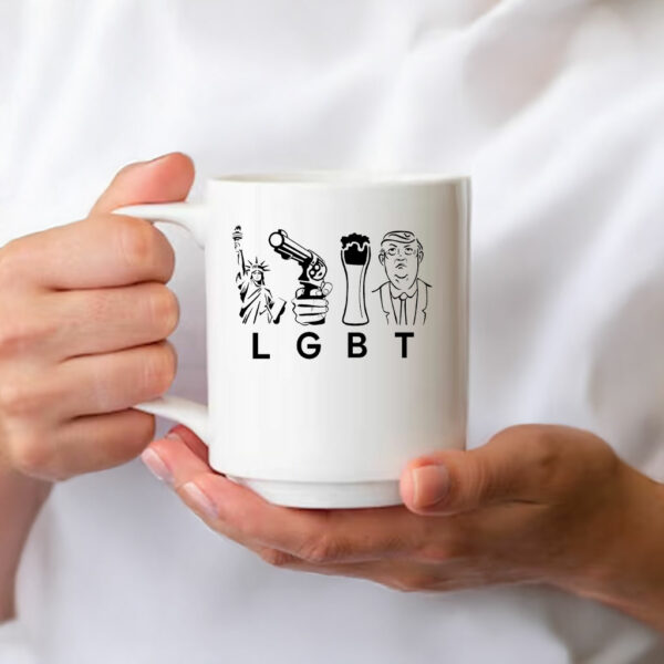 Liberty Guns Beer Trump Mug LGBT